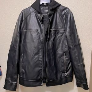 Guess leather jacket! Like new!